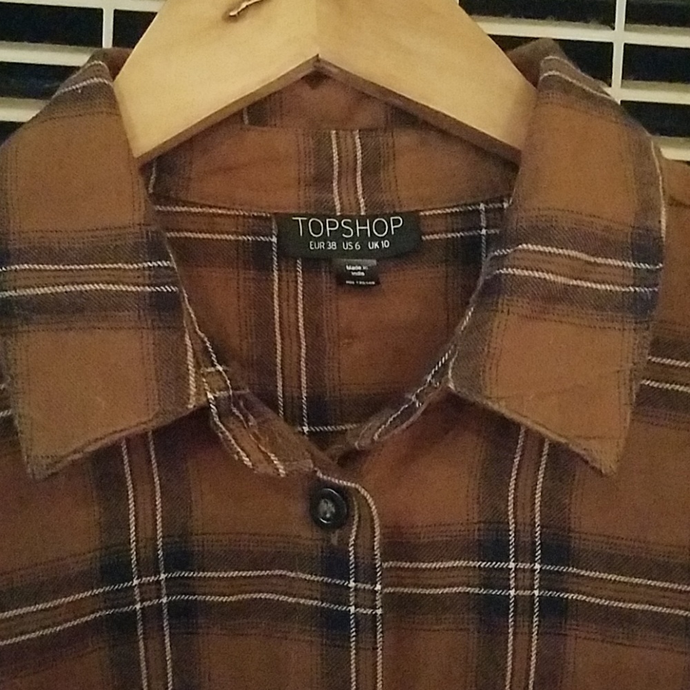 Topshop flannel shirt